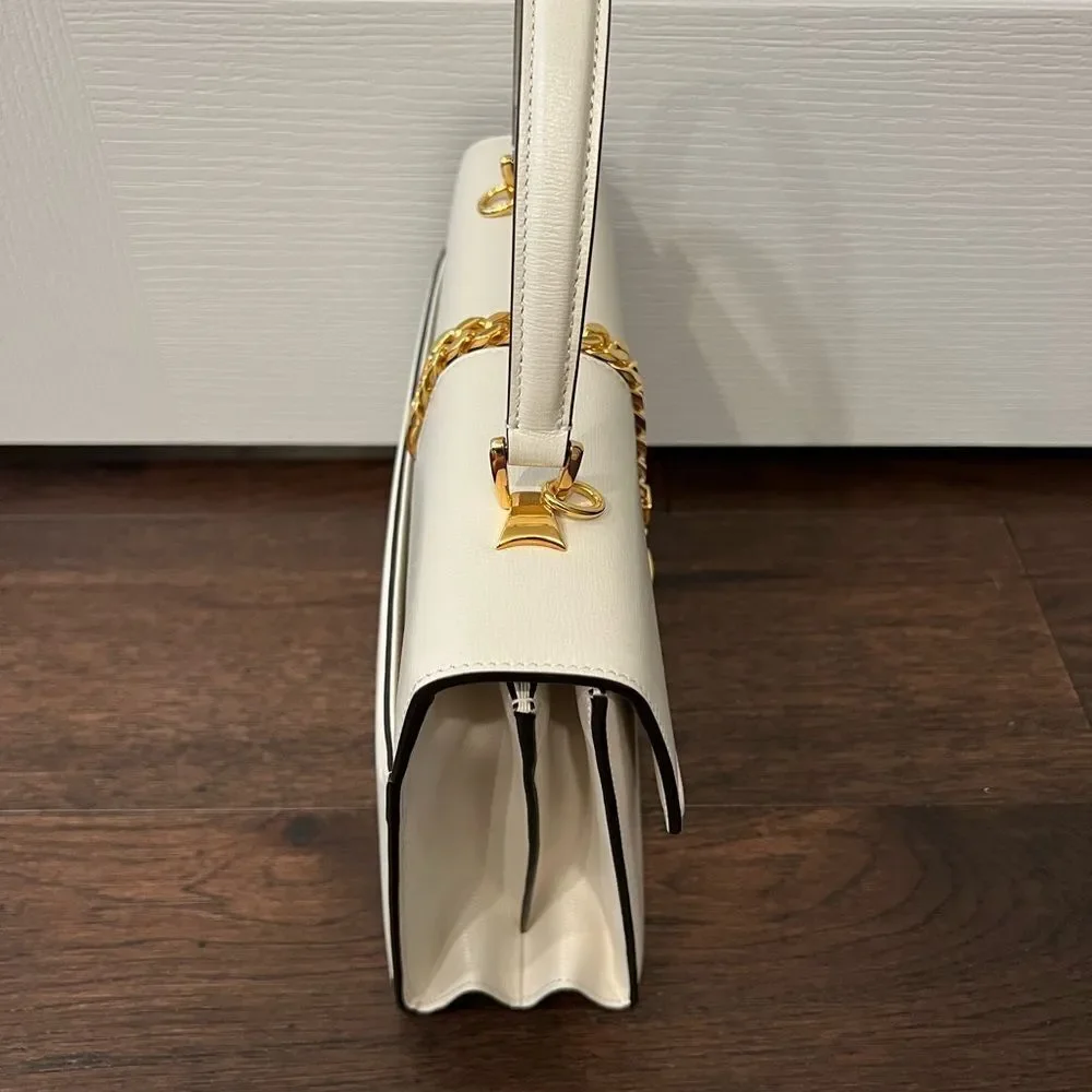 - Used once Gucci Sylvie 1969 small leather shoulder bag